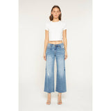 Mid Rise Wide Leg