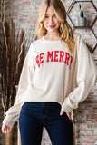 Be Merry Textured Shirt