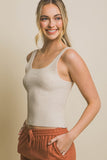 Sleeveless Square Neck Top