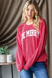 Be Merry Textured Shirt