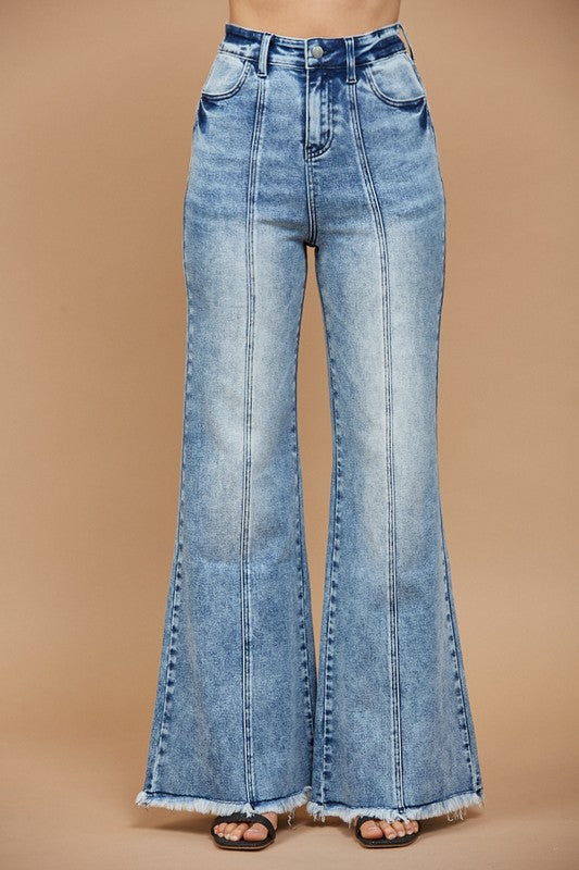 Wide Leg Palazzo Fit Jeans