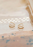HA11 Tiny Twist Earrings | 14kt Gold Fill + Sterling Silver