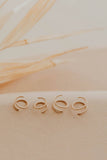 HA11 Tiny Twist Earrings | 14kt Gold Fill + Sterling Silver