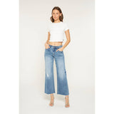 Mid Rise Wide Leg