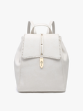 Olive Studded Whipstitch Backpack
