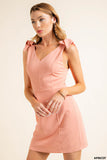 Shoulder Tie Dress