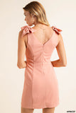 Shoulder Tie Dress