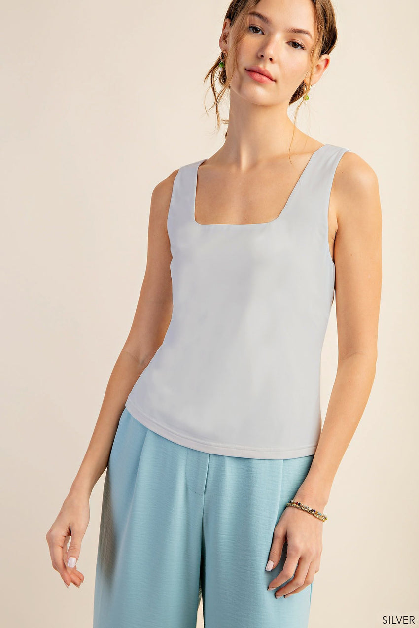 Ultra Stretch Square Neck Tank