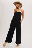 Sleeveless Scoop Back Ruffled Jumpsuit