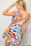 Chiffon Print Dress